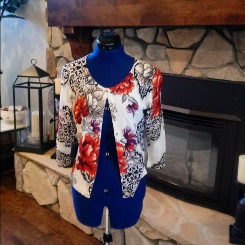 White House Black Market Sweater Cardigan